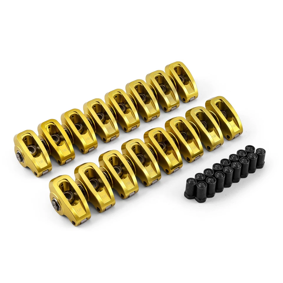 Ford SB 289 302 351 Windsor 1.6 7/16" Aluminum Roller Rocker Arm Set
