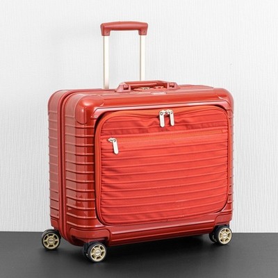 【訳あり】RIMOWA SALSA DELUXE HYBRID 廃盤 Rimowa Salsa Deluxe Hybrid 23L Blue 2-wheels Carry Case Suitcase