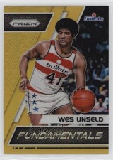 2017-18 Panini Prizm Fundamentals Gold Prizm 5/10 Wes Unseld #6 HOF ms9