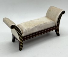 Dolls house furniture reduced window seat sofa for recover in 1/12th scale