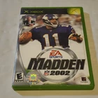 Madden NFL 2002 (Microsoft Xbox, 2001) With Manual-Tested