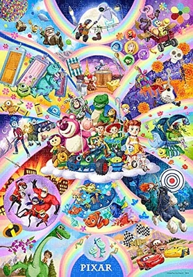 Puzzle Tenyo poping out personnages Pixar tous ensemble 1000 pièces Disney - Photo 1/4