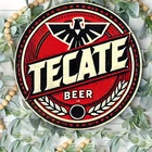 Tecate Beer Vintage Reusable Aluminum Tin Metal Signs Home Décor 8x8