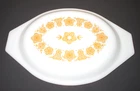 Pyrex Butterfly Gold Oval Replacement Lid Only 943-C 1.5 Qt Casserole VGUC
