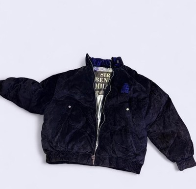   Sir Benni Miles NYC Velour Puffer Jacket   Size 3XL   Rare Y2K Streetwear