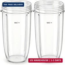 Replacement Parts 32oz Blender Cups (2 Packs) Replacement Blender Cups Compatibl
