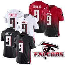 NWT Men's Falcons 9 Michael Penix Jr. All Stitched Player Jersey S-3XL