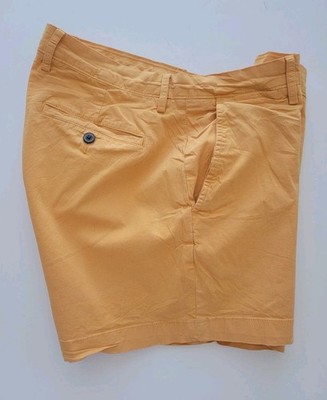 Good Threads Short Woven Shorts ORANGE Mens Sz 32 x 5'' Chino Above Knee STRETCH