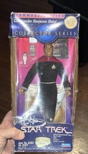 Star Trek DS9 Cmdr. Sisko 9" Figure 1994 Playmates MPN 6067 Sealed w/Accessories