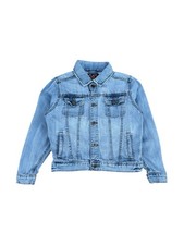 The Children  s Place Girls Jean Jacket Blue Denim Size 7/8 Medium
