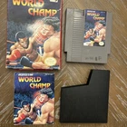 World Champ Boxing NES (Nintendo Entertainment System) including manual - RARE