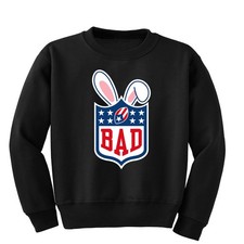 Bunny Bowl Football BAD Parody Youth Crewneck Sweatshirt
