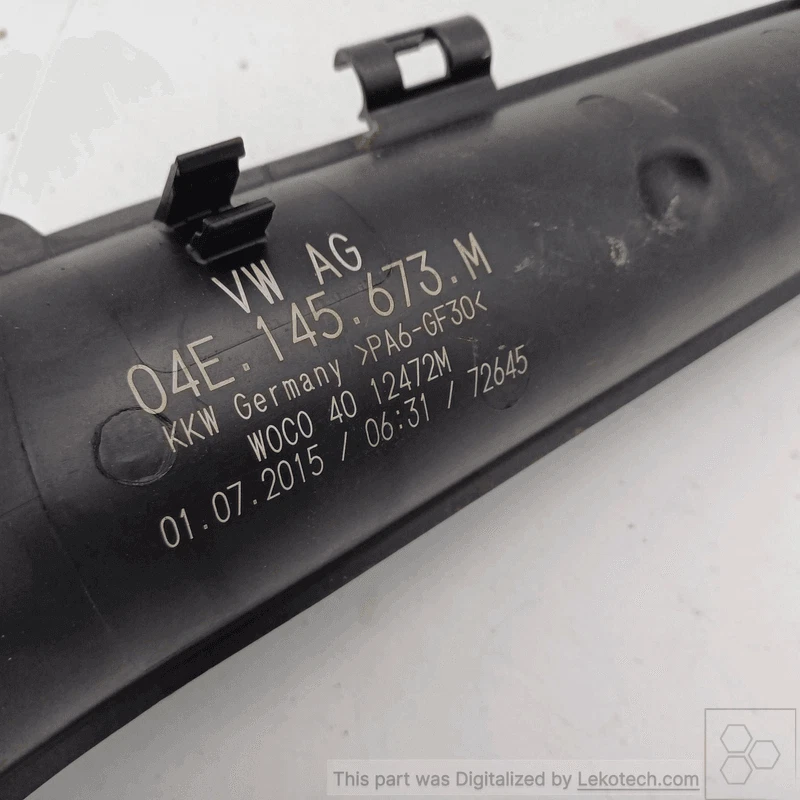 04E145673C Tubo 1 Cuerpo de Admisión AUDI A3 (8v) 1.4 TFSI (90Kw) Ber - Imagen 4 de 4