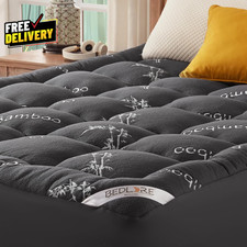 Queen Mattress Topper Viscose Derived from Bamboo Thick Pillow Top Mattress