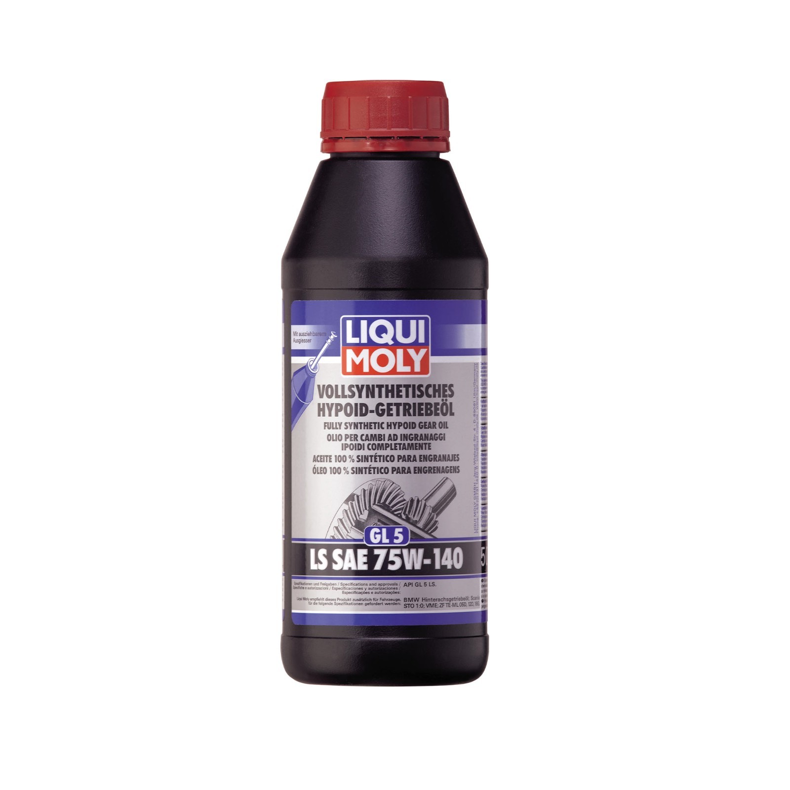 Liqui Moly 4420 Fully Synthetic Hypoid Gear Oil (GL5) LS 75W-140 - 500ml
