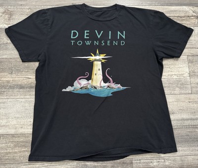 Devin Townsend Shirt Mens XL Lightwork North America 2023 Tour Band Tee Black