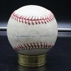 Mariano Rivera Signed 2013 Game-Used Rawlings Baseball Auto Steiner ZJ21297