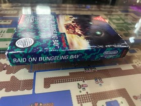 NES Nintendo Raid on Bungeling Bay CIB 5 Screw Hangtab HT Unpunched TESTED