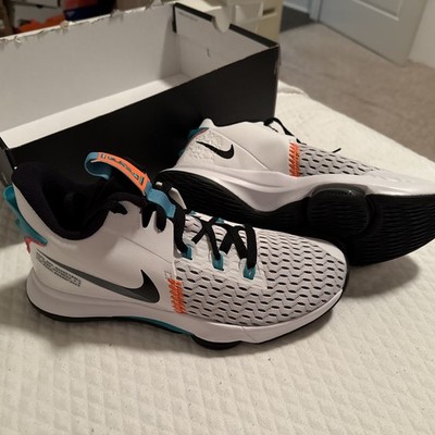 NEW Nike Lebron Witness 5 Shoes White Black Jade- SIZE 10 MENS US