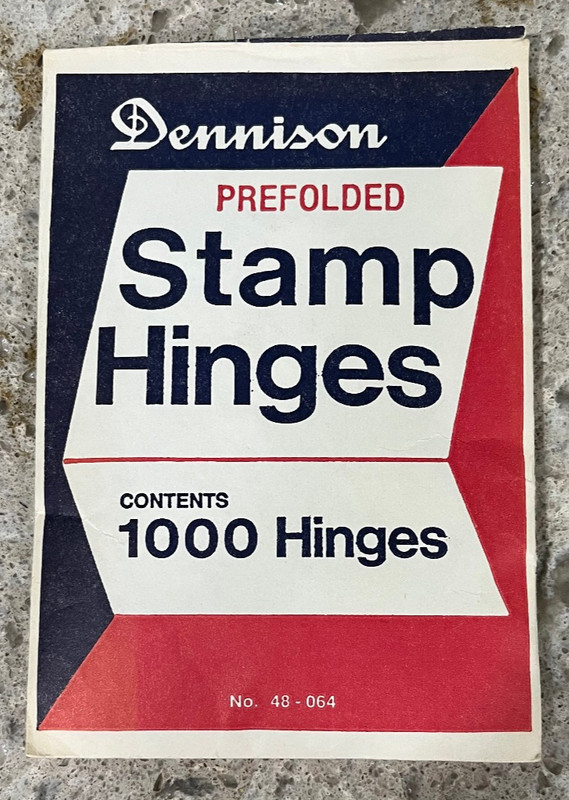 Dennison Stamp Hinges - 1000 intact unopened packet