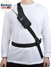 Universal Radio Chest Nylon Holder, Walkie-Talkie Holster Bag for Baofeng UV5R R
