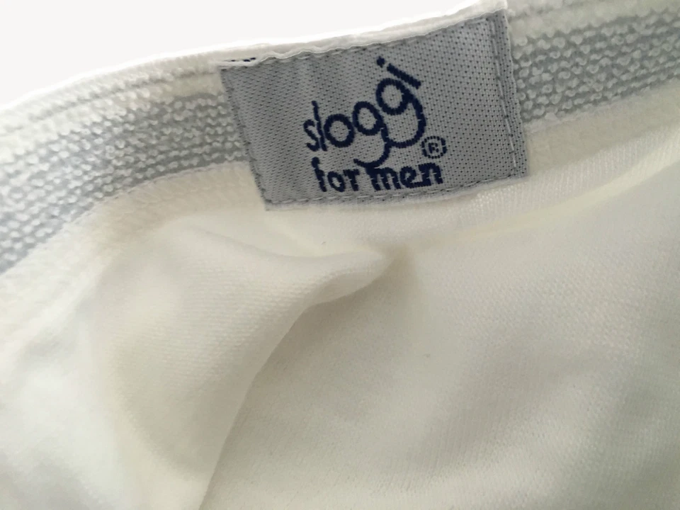 Slip Hombre Modelo Básico Mini SLOGGI Blanco 96%Algodón 4%Elastano - Imagen 4 de 4