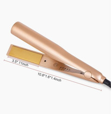 Rohs 2 in 1 Hair Curling Iron Hair Straightener 1" Ceramic