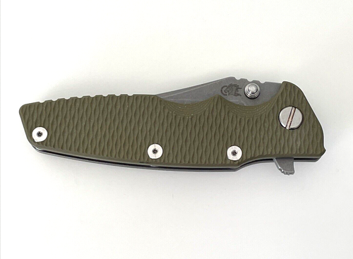 Rick Hinderer Knives Eklipse Gen 2 Flipper Knife S35VN G-10 OD Titanium USA - Picture 15 of 18