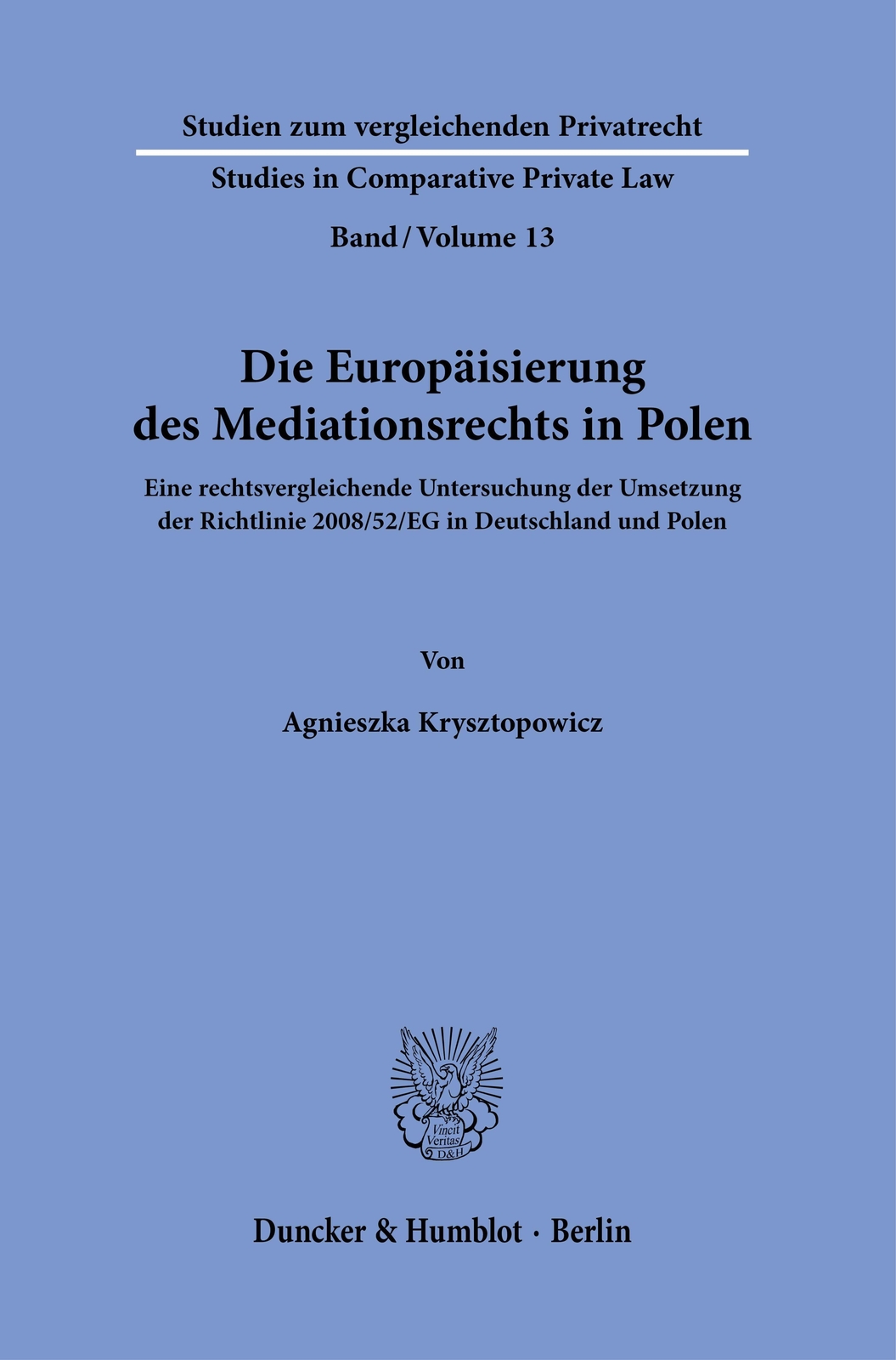 Thumbnail - Die Europäisierung Des Mediationsrechts In Polen. | Agnieszka