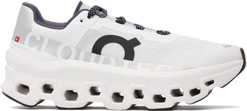 ON Brand Cloud Cloudmonster All White/Black Women's Running Shoes