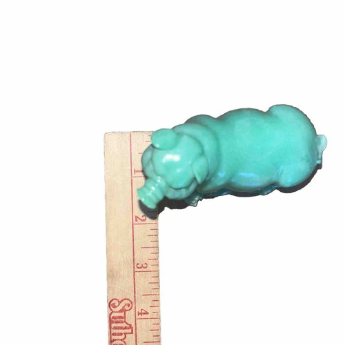 Vintage Green Jade Color Pig Figurine 4” Long Year Of The Pig - Picture 10 of 13