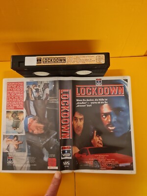 VHS (2)  Lockdown - Richard Lynch, Chris DeRose, Chuck Jeffreys - FSK 18