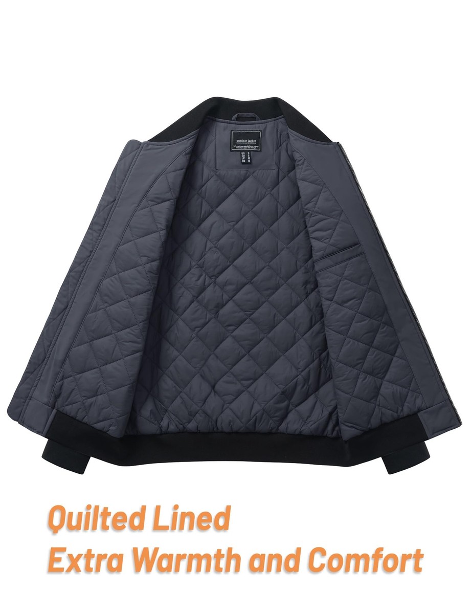 ジャケット・アウター detachable bomber tailored jacket Cut-Out Bomber Jacket (VEWX10004A-VXE024XX-BLACK)