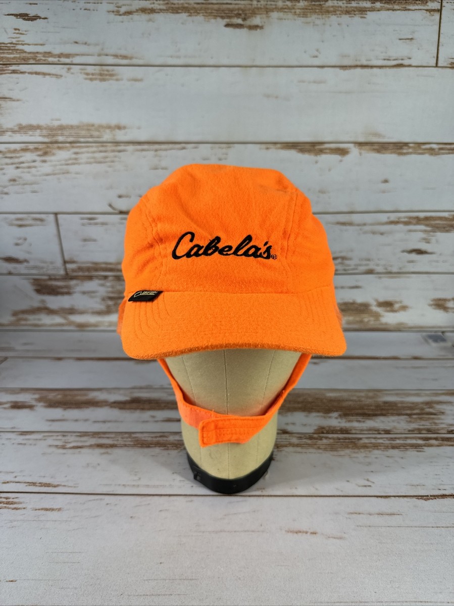 Earflap Hat Warm Orange Hunting Hat Under Armour Hat EDTREK - Main Image