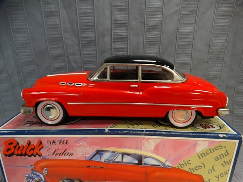 Leadworks Tin Buick Type 1950, Red & Black