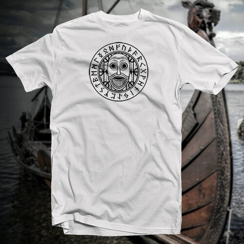 Norse Man COTTON T-SHIRT Norse Viking Rune Saxon Ward Magic Pagan Symbol - Picture 8 of 14