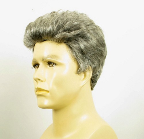Perruque homme 100% cheveux naturel poivre et sel ref ALBERT 44 - Imagen 2 de 8