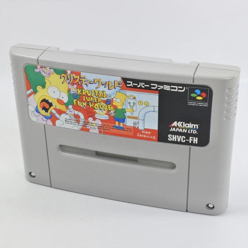 KRUSTY'S WORLD Fun House Simpsons Super Famicom Nintendo 7261 sf - Image 3 of 4
