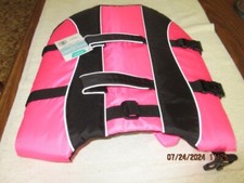 Frisco Ripstop Pink Dog Life Jacket Size Large 55-85 Pounds NWT