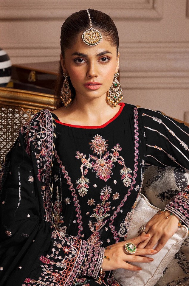 Bollywood Indian Salwar Bridal Heavy Anarkali Kameez Pakistani Dress