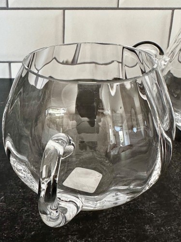 4 New Crate And Barrel Crystal Optic Punch Bowl Cups / Mugs Only - Poland - Picture 4 of 7