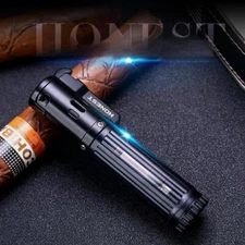 HONEST Metal Windproof Grinding Wheel Lighter Direct Injection Cigar Ignition