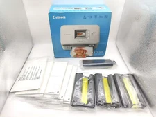 Canon SELPHY CP740 Digital Photo Inkjet Printer With 6 packs and More *Read*