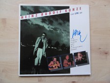 Heinz Rudolf Kunze Autogramm signed LP-Cover "Live" Vinyl