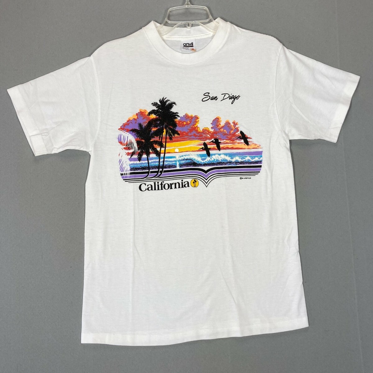 VTG 80s San Diego 82 California T-Shirt Adult M USA Made