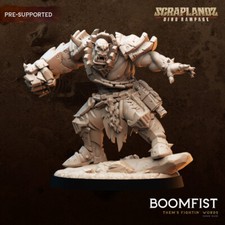 Boomfist  Dark Gods  Unique Proxy Wargaming 3D Printed Miniature