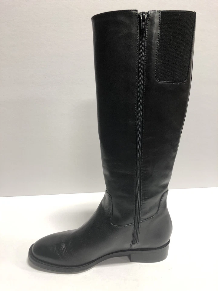 Bota alta de cuero negra para mujer Walking Cradles 6,5 M Foto 2 de 4