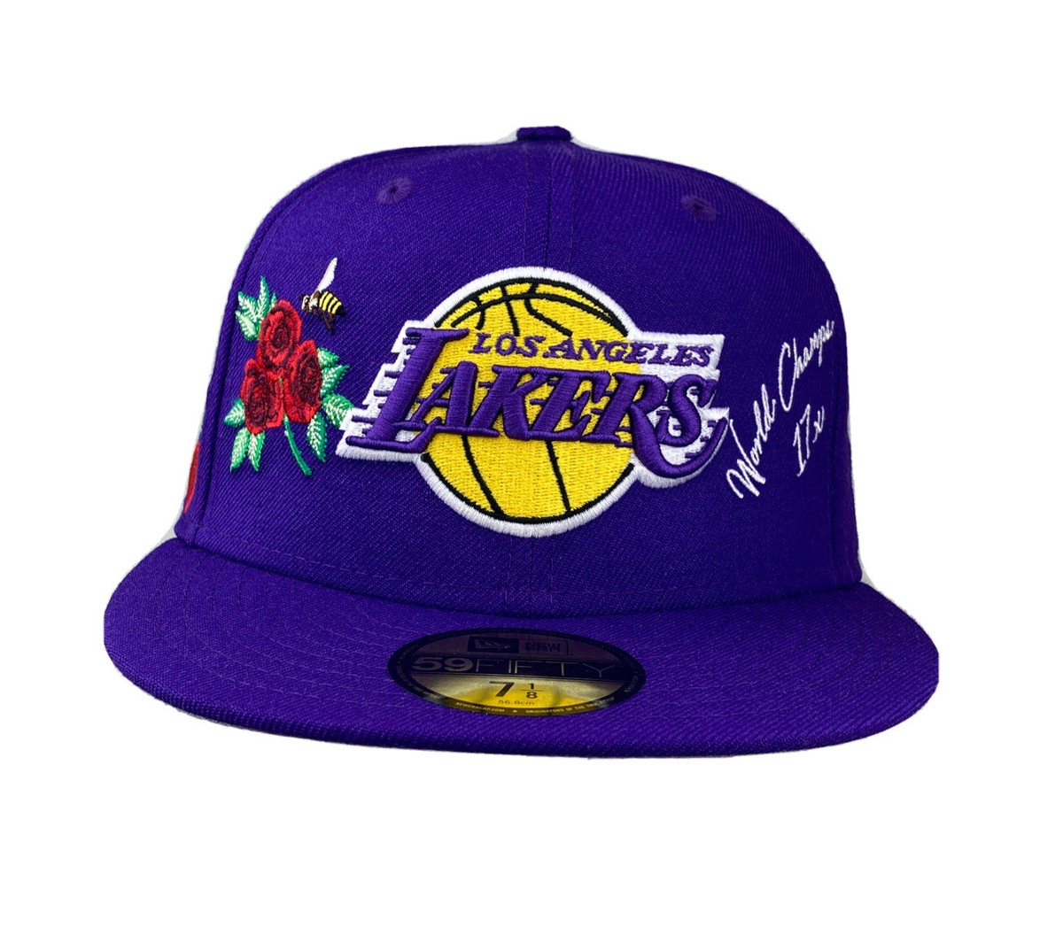 Lakers Cap Fitted Lakers Championship Hat Lakers Cap Champion 2021