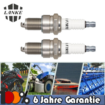 2PCS F7RTC F7TC Zündkerze Ersetzen für BOSCH 7992/WR5DC 4038/WR5DP Zündkerze DHL