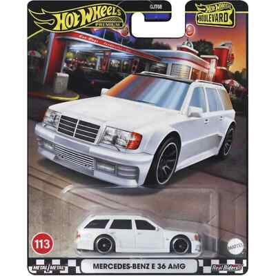 Hot Wheels Premium MERCEDES-BENZ E36 AMG W124 T-MODELL BOULEVARD